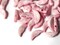 100 12x5mm Baby Pink Moon Beads Crescent Moon Beads Plastic Man In The Moon Celestial Beads